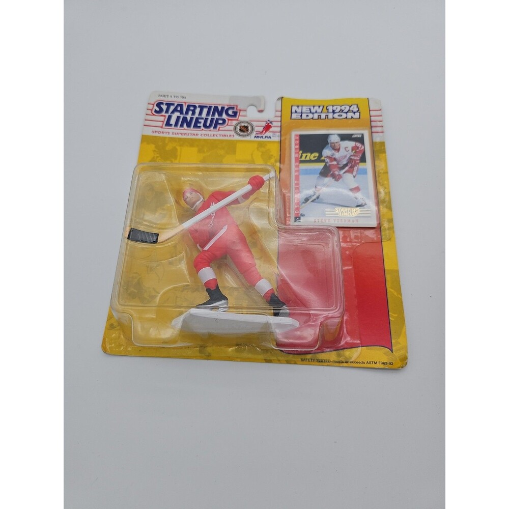 1994 NHL Hockey Steve Yzerman Red Wings Starting Lineup Figure W Card